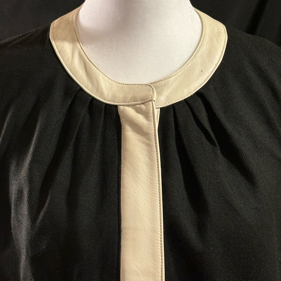 Unique PJK Leather Sleeved Jacket - Picture 3 of 10